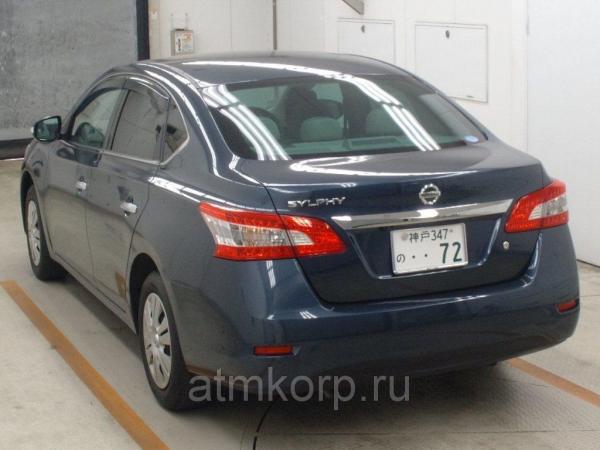 Седан NISSAN SYLPHY цвет стальной синий — фото 2